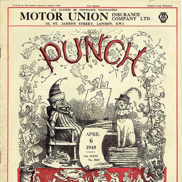 イギリスの週刊風刺漫画雑誌punch パンチ 1949年4月6日号 0127 アンティーク ヴィンテージの古いプリント 紙もの Comfy Design イギリスの週刊風刺漫画雑誌punch パンチ 1949年4月6日号 0127 アンティーク ヴィンテージの古いプリント 紙もの Comfy Design