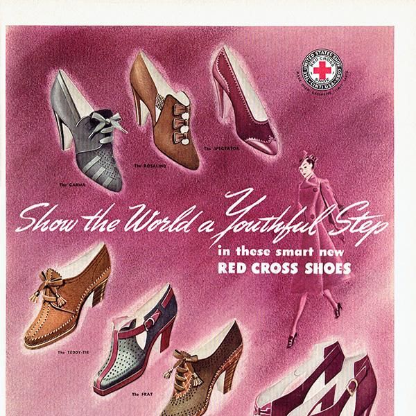 ꥫ1930ǯեå󻨻åɥ塼RED CROSS SHOESˤι 0135