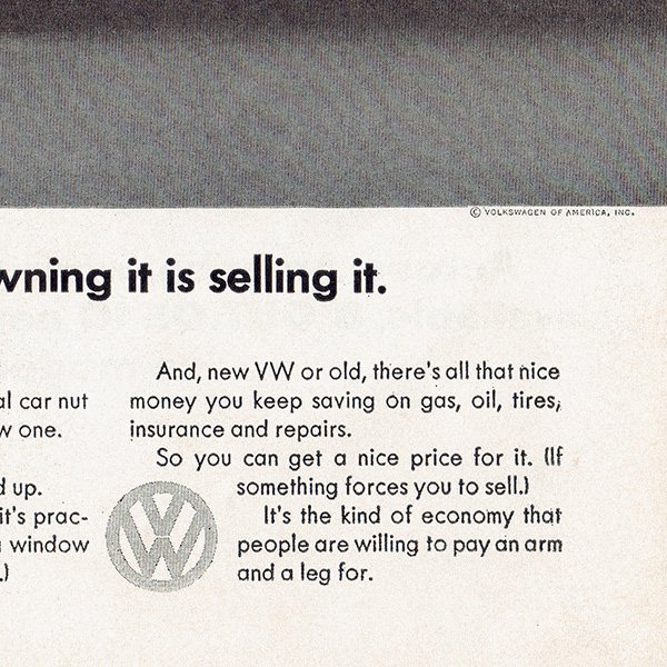 1960年代 フォルクスワーゲンビートル(VW Beetle)ヴィンテージ雑誌広告 008