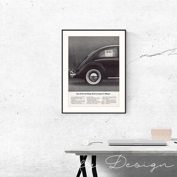 1960年代 フォルクスワーゲンビートル(VW Beetle)ヴィンテージ雑誌広告 008