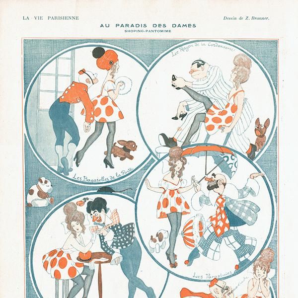 フランスの雑誌挿絵 ～LA VIE PARISIENNE～より Zyg Brunner