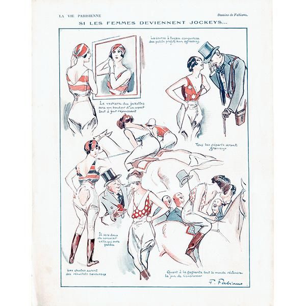 フランスの雑誌挿絵 ～LA VIE PARISIENNE～より ファビアン