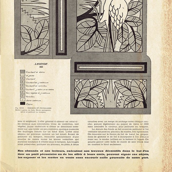 フランスのアールデコ装飾美術雑誌 〜L’ARTISAN PRATIQUE〜より 0149