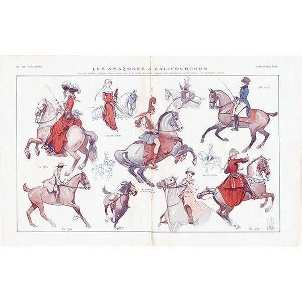 フランスの雑誌挿絵 ～LA VIE PARISIENNE～よりLouis Vallet