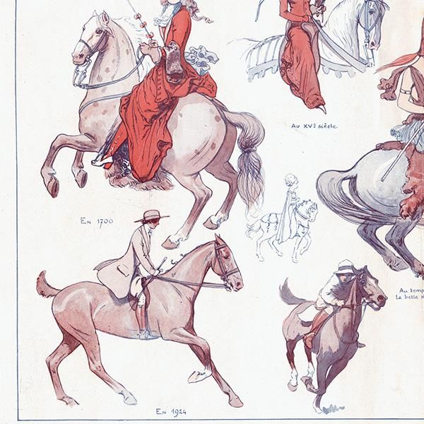 フランスの雑誌挿絵 ～LA VIE PARISIENNE～よりLouis Vallet