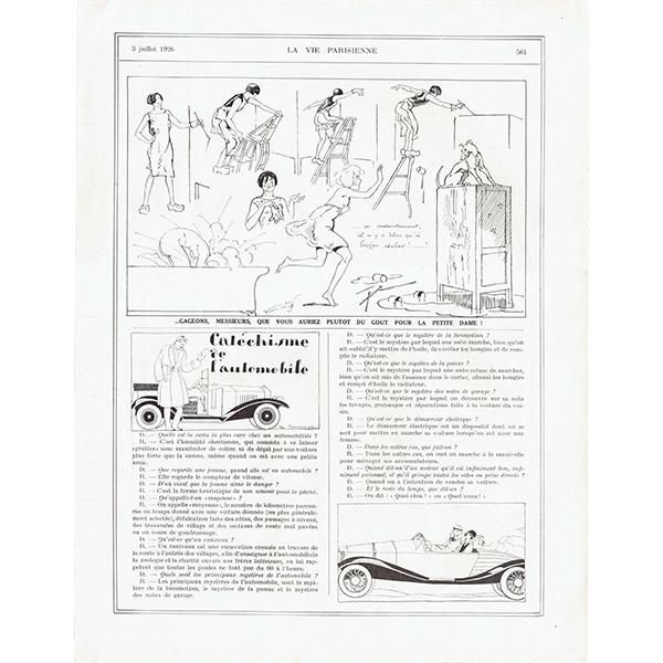 フランスの雑誌挿絵 ～LA VIE PARISIENNE～より（Chéri Hérouard