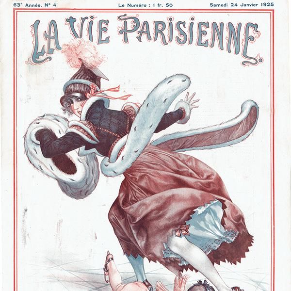【着後レビューで 送料無料】 フランスの雑誌表紙 ～LA VIE PARISIENNE～より（Chéri Hérouard その他