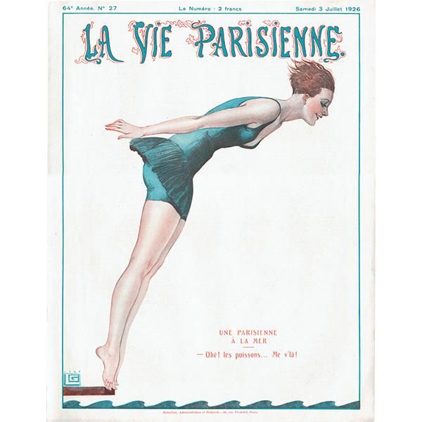 フランスの雑誌表紙 ～LA VIE PARISIENNE～より（ジョルジュ