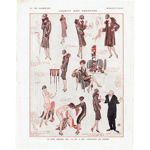 フランスの雑誌表紙 ～LA VIE PARISIENNE～より（ジョルジュ