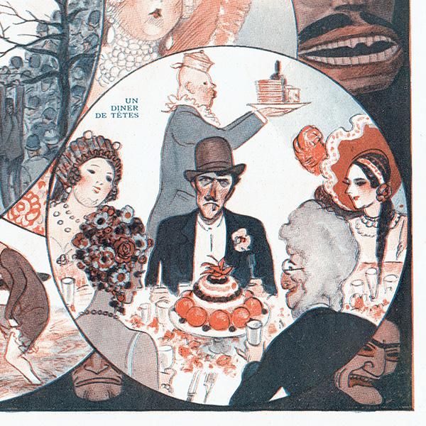 フランスの雑誌挿絵 ～LA VIE PARISIENNE～より（Armand Vallée
