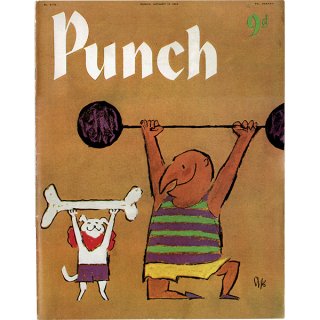イギリスの風刺雑誌PUNCH(パンチ/クェンティン・ブレイク)1959年1月14日号 0174