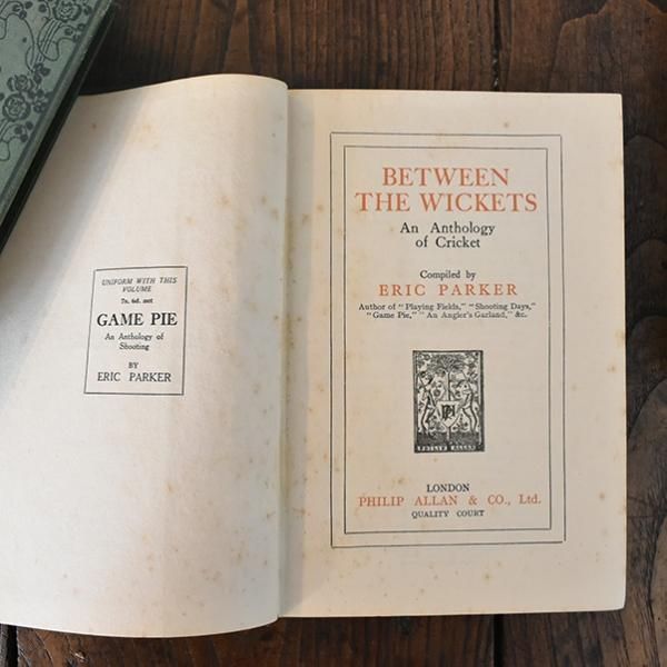 イギリス アンティークブック 古い洋書 3冊セット ディスプレイ