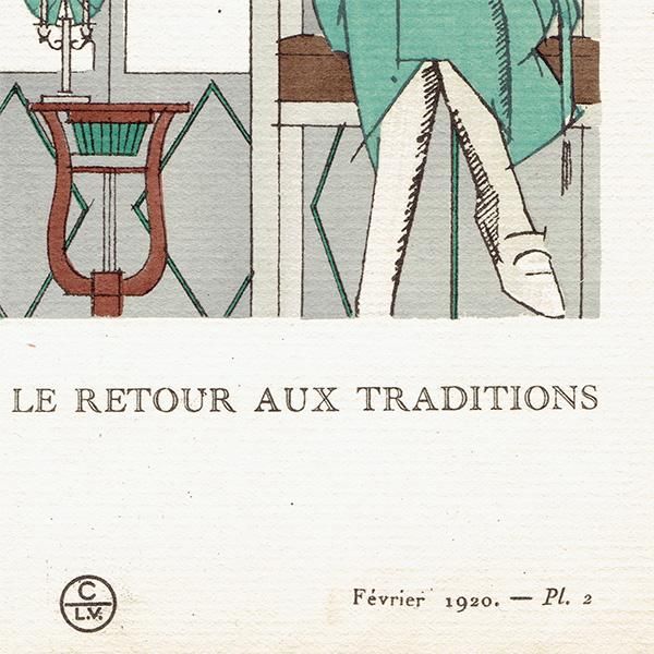 ガゼット・デュ・ボントン La Gazette du bon ton 1920 n°1 pl.2