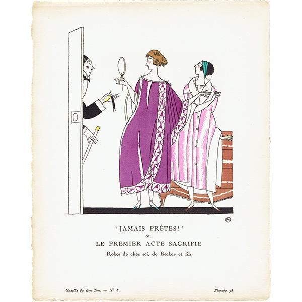 åȡǥ塦ܥȥ La Gazette du bon ton 1920  n8 pl.58 #005