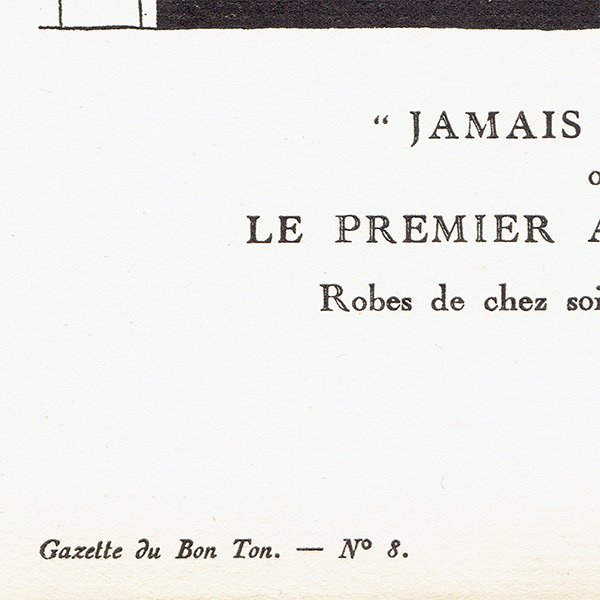åȡǥ塦ܥȥ La Gazette du bon ton 1920  n8 pl.58 #005