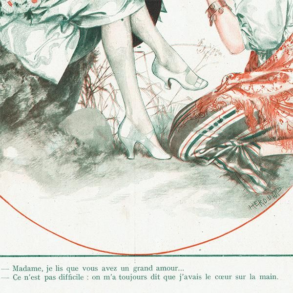 フランスの雑誌挿絵 1928年 ～LA VIE PARISIENNE～より（シェリ