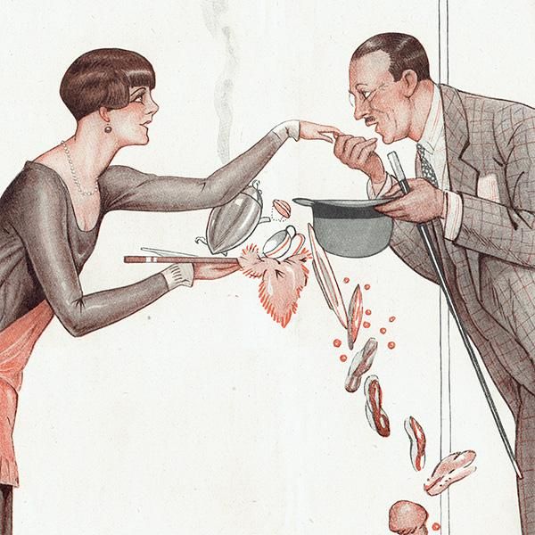 フランスの雑誌挿絵 ～LA VIE PARISIENNE～より（Vald'Es）0223