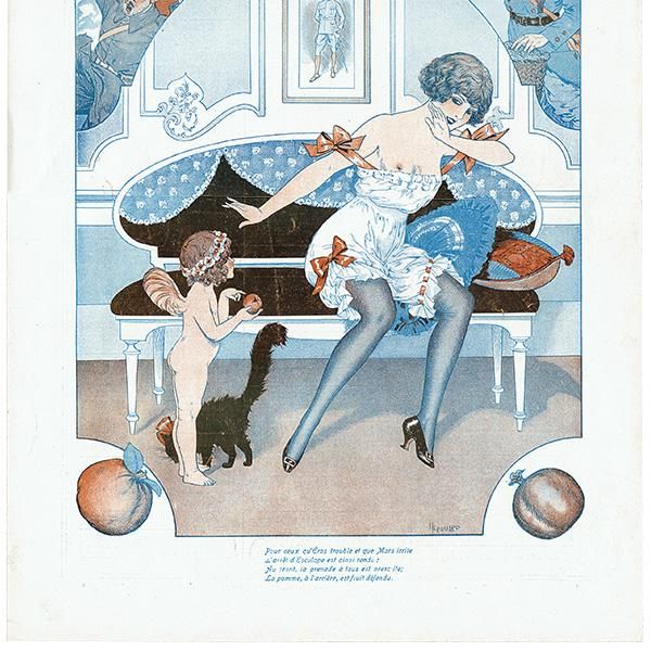 フランスの雑誌挿絵 La Vie Parisienne より シェリ エルアール Cheri Herouard 0217 アンティークプリント ヴィンテージプリントなどの古いプリント 古い紙もの専門店 コンフィーデザイン フランスの雑誌挿絵 La Vie Parisienne より シェリ エルアール Cheri Herouard 0217 アンティークプリント ヴィンテージプリントなどの古いプリント 古い紙もの専門店 コンフィーデザイン