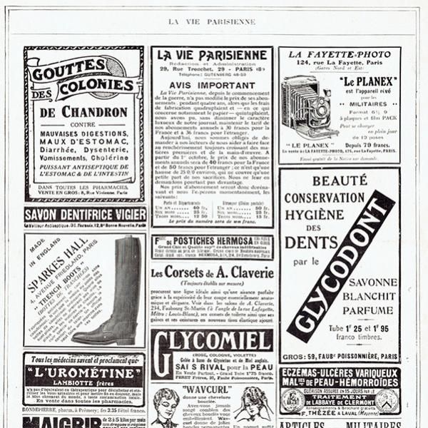 フランスの雑誌表紙 ～LA VIE PARISIENNE～より（モーリス