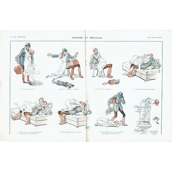 フランスの雑誌挿絵 1922年 ～LA VIE PARISIENNE～より（René