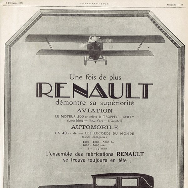 RENAULTʥΡ/AUDINEAU1925ǯ饷åΥơ 0035