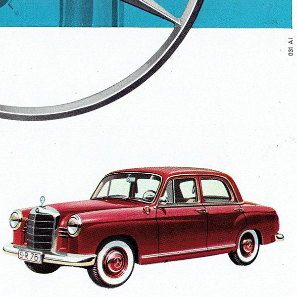 MERCEDES-BENZ（メルセデスベンツ）1960年代クラシックカーのヴィンテージ広告 0038 - アンティーク   ヴィンテージの古いプリント・紙もの Comfy design