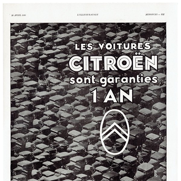 Citroën（シトロエン）1930年 フレンチヴィンテージ広告  0062