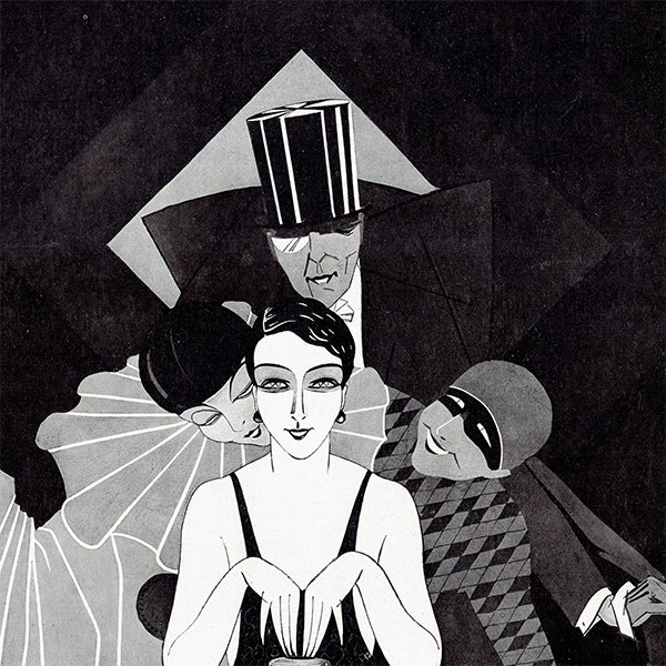 La Reine des crèmesのヴィンテージ広告 1929年 0190