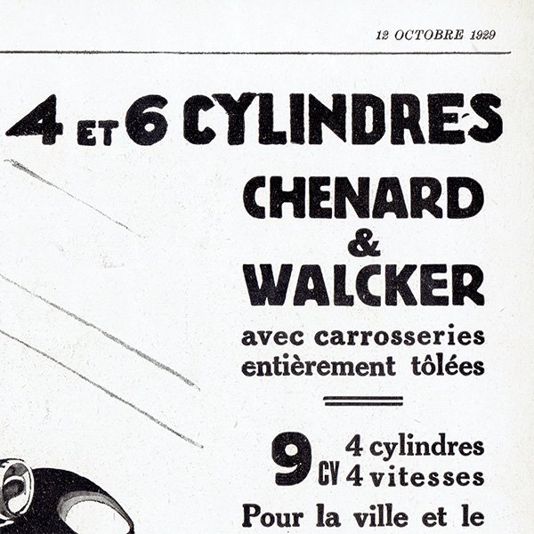 La Reine des crèmesのヴィンテージ広告 1929年 0190