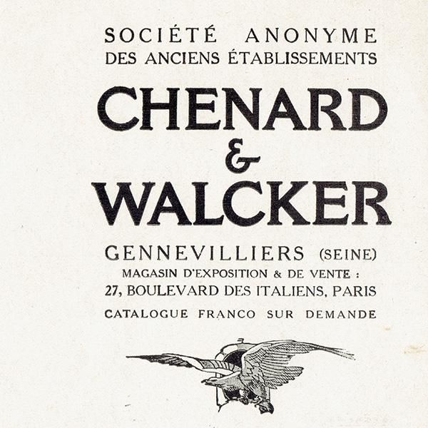 Chenard & Walckerʥʡ롦륱ˤȥ󡦥ߥ 1926ǯ եơ  0074