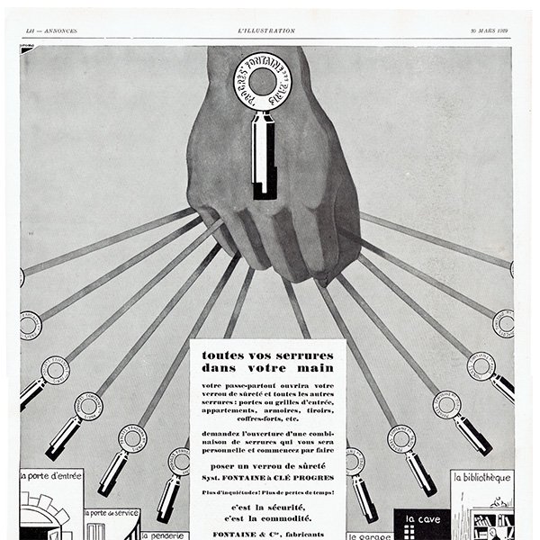 Cle Progres セキュリティのヴィンテージ広告 1929年 0193