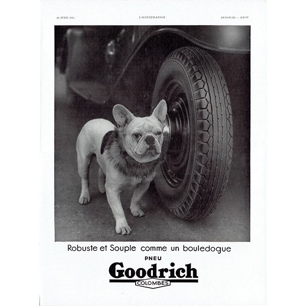 Goodrich（グッドリッチ）タイヤのヴィンテージ広告 1934年 0197