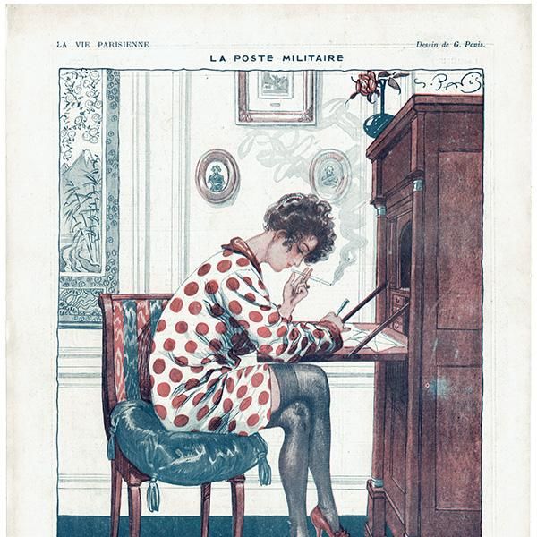 一流の品質 フランスの雑誌挿絵 ～LA Alfred Georges PARISIENNE～より VIE その他