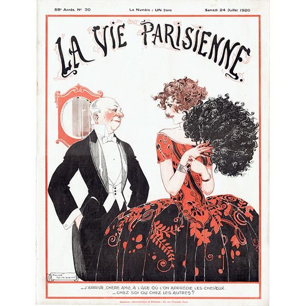 【上品】 フランスの雑誌挿絵 ～LA VIE PARISIENNE～より（ルネ その他