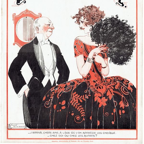 フランスの雑誌挿絵 ～LA VIE PARISIENNE～より（ルネ