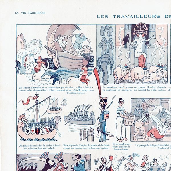 フランスの雑誌挿絵 ～LA VIE PARISIENNE～より（Armand Vallée
