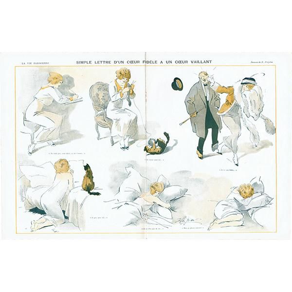 フランスの雑誌挿絵 ～LA VIE PARISIENNE～より（René Préjelan