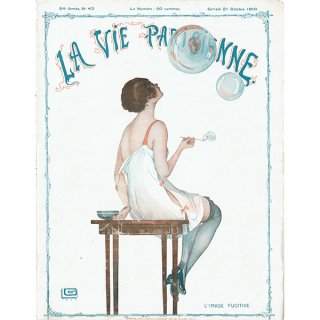 フランスの雑誌表紙 〜LA VIE PARISIENNE〜より（ジョルジュ・レオネック/Georges Léonnec）0317