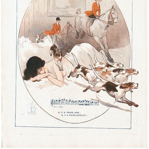 2024春大特価セール！ フランスの雑誌挿絵 ～LA VIE PARISIENNE～より（Louis Vallet その他
