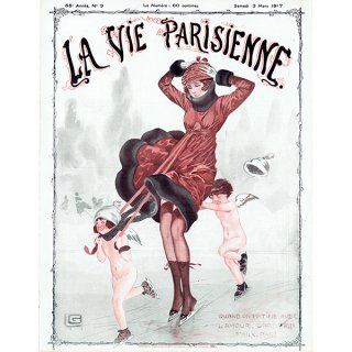 フランスの雑誌表紙 〜LA VIE PARISIENNE〜より（ジョルジュ・レオネック/Georges Léonnec）0351