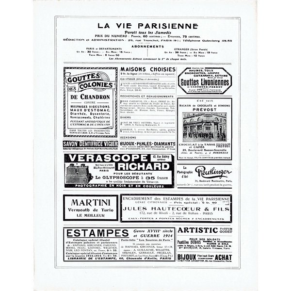 ե󥹤λ޳ LA VIE PARISIENNE (René Préjelan)0354