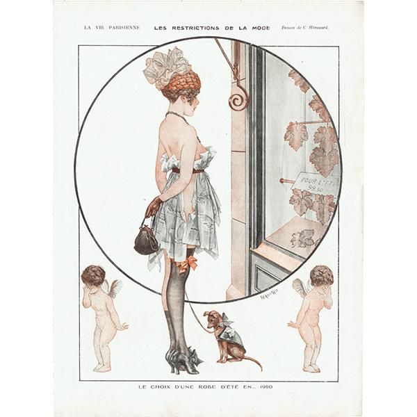 フランスの雑誌挿絵 ～LA VIE PARISIENNE～より（シェリ