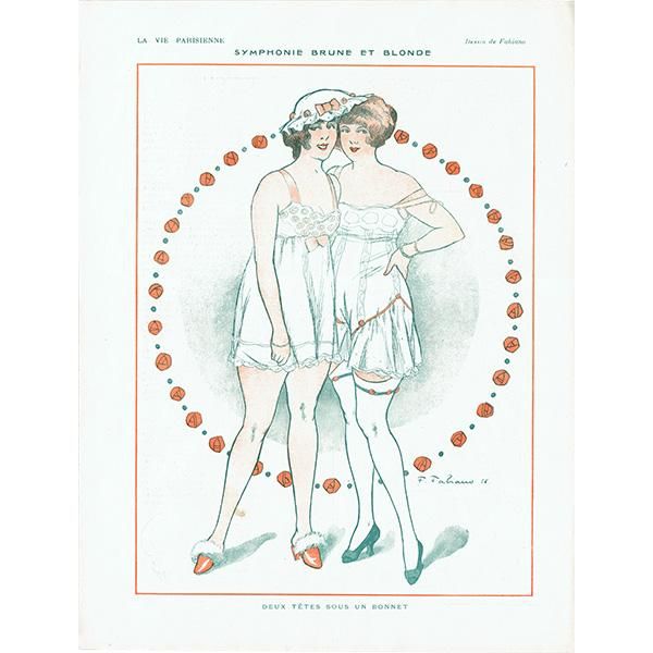 【内祝い】 フランスの雑誌挿絵 ～LA PARISIENNE～より（ファビアン VIE その他