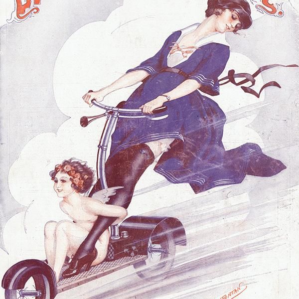送料無料 お フランスの雑誌表紙 ～LA Fontan PARISIENNE～より（Léo VIE その他