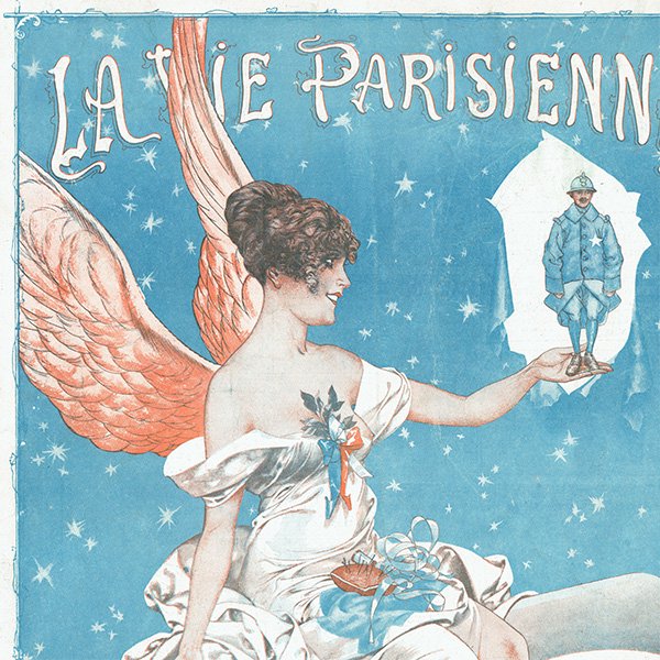フランスの雑誌表紙 〜LA VIE PARISIENNE〜より（シェリ・エルアール/Chéri Hérouard）0377
