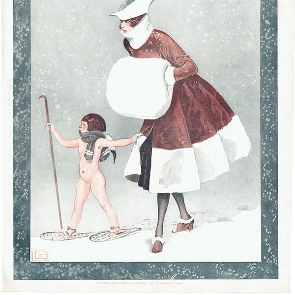 フランスの雑誌表紙 ～LA VIE PARISIENNE～より（ジョルジュ・レオネック/Georges Léonnec）0387