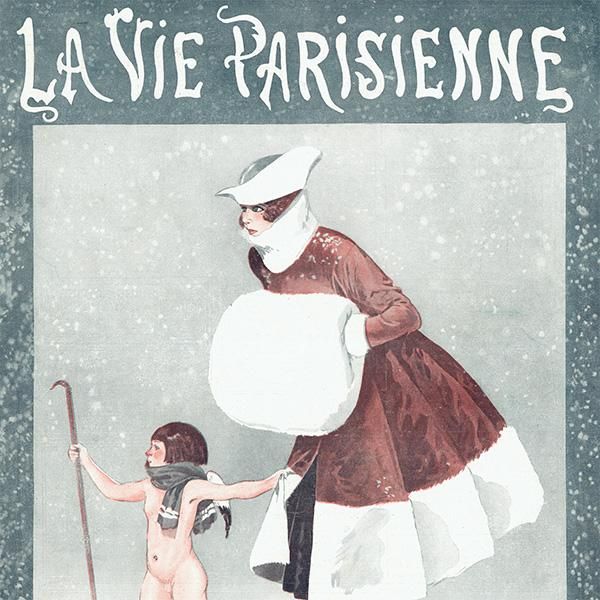 フランスの雑誌表紙 ～LA VIE PARISIENNE～より（ジョルジュ・レオネック/Georges Léonnec）0387