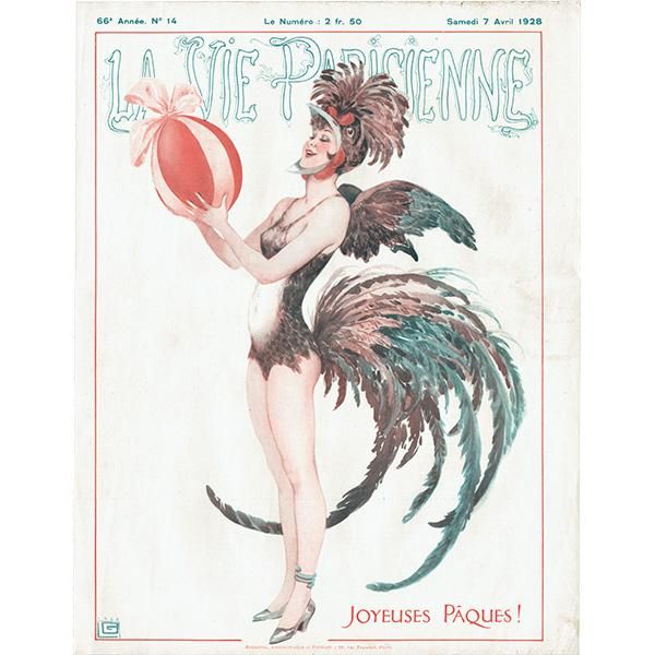 フランスの雑誌表紙 ～LA VIE PARISIENNE～より（ジョルジュ