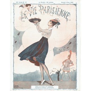 フランスの雑誌表紙 〜LA VIE PARISIENNE〜より（ジョルジュ・レオネック/Georges Léonnec）0417