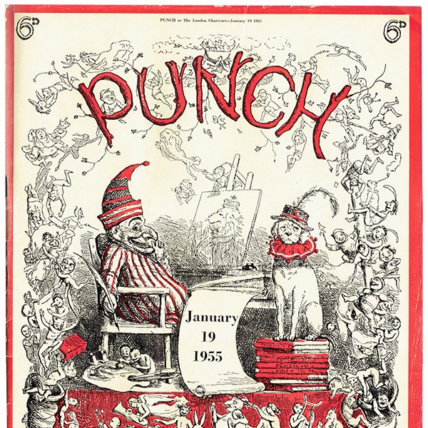イギリスの週刊風刺漫画雑誌PUNCH(パンチ)1955年1月19日号 0206